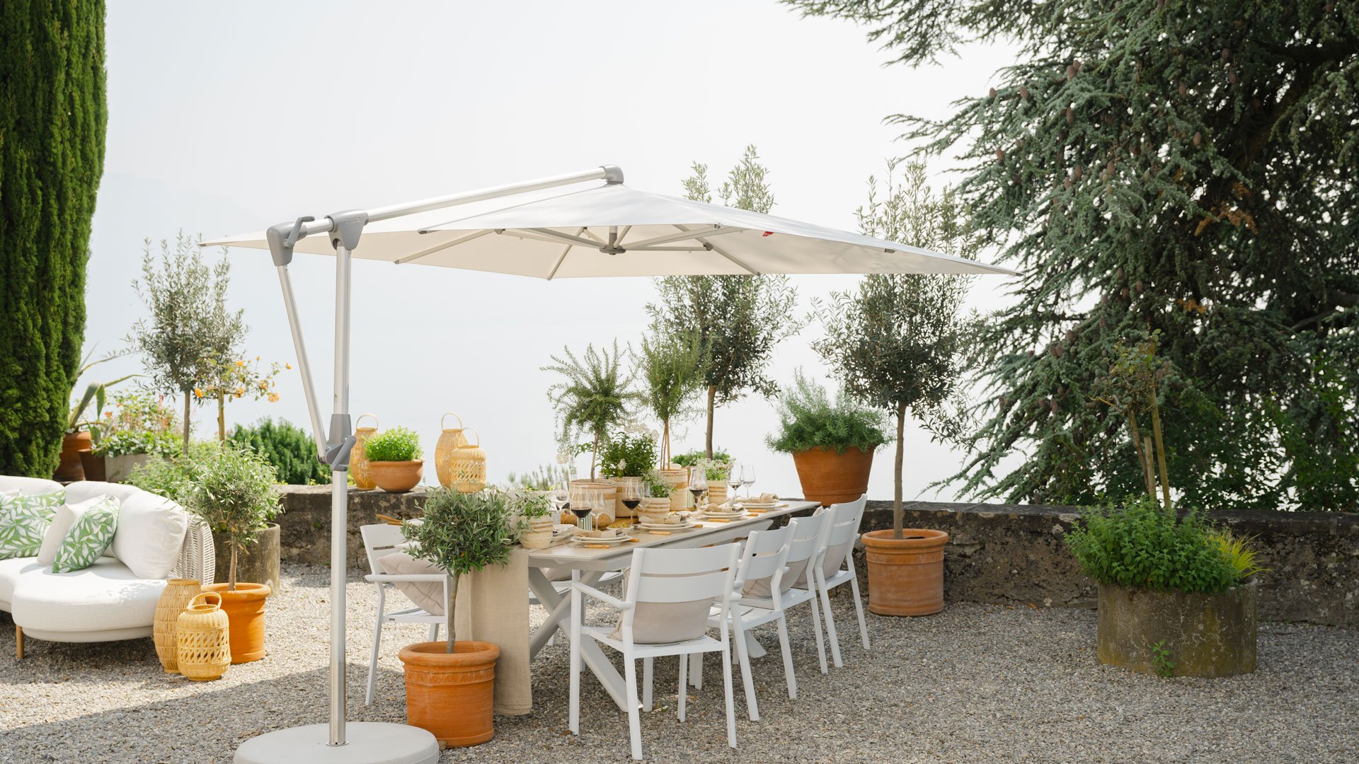 Parasols et solutions d’ombrage